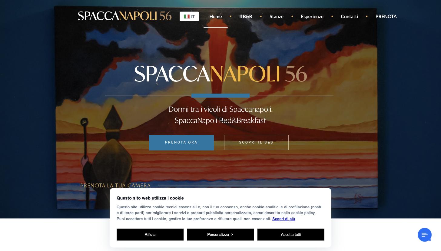 Spaccanapoli 56: schermata originale del progetto